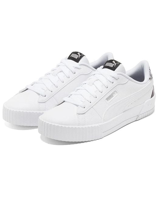 PUMA White (Wmns) Carina Crew Untamed Su For Casual Shoes