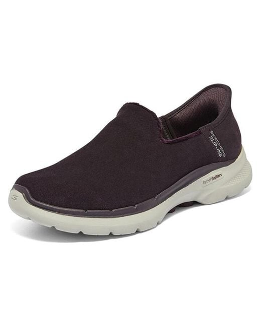 Skechers Brown (Wmns) Go Walk 3 'Plum'
