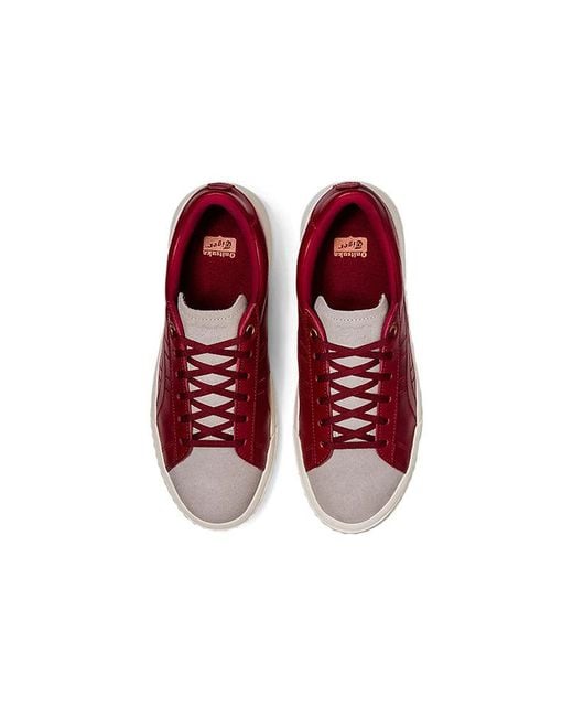 Onitsuka Tiger Red Fabre Ex Sneakers for men