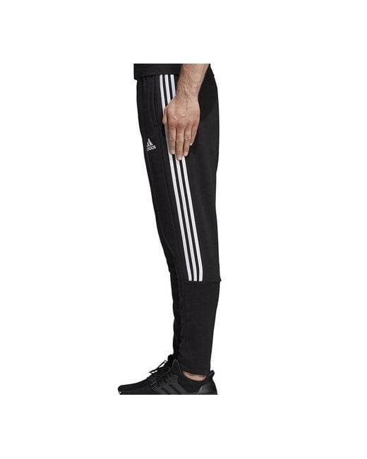 Adidas Black Stripe Printing Training Sports Long Pants for men