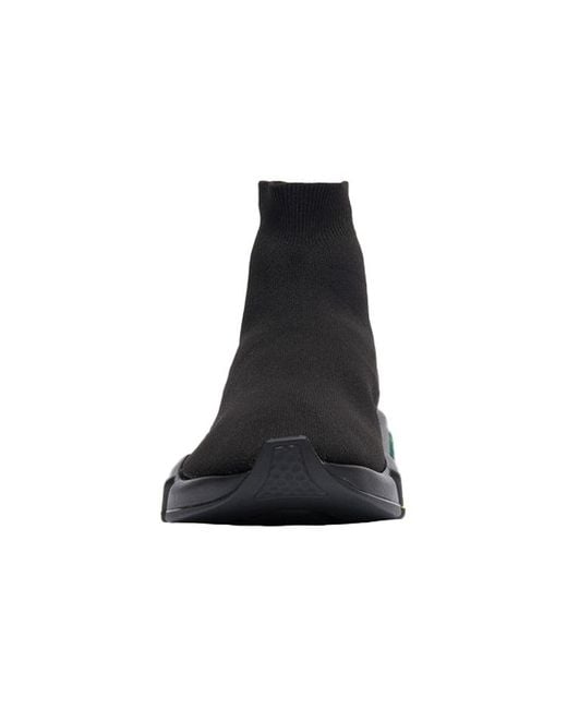 Balenciaga Black (Wmns) Speed Clear Sole Trainer Fluo'