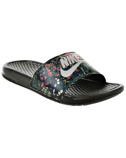 Nike Green (Wmns) Benassi Print 'Just Do It'
