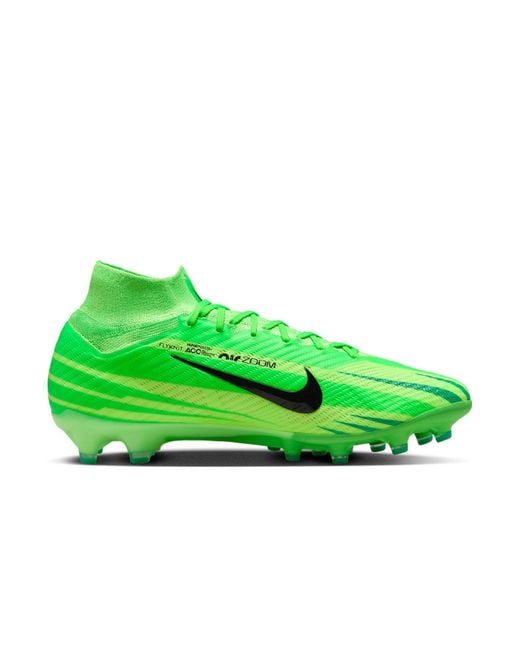 Nike Green Mercurial Superfly 9 Mds Elite Ag-Pro 'Impact' for men