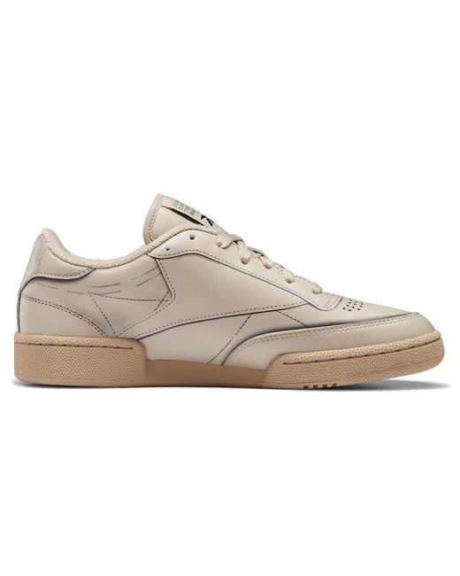 Reebok White Maison Margiela X Club C 'Tan' for men