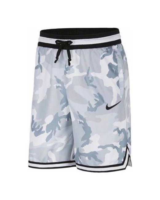 Nike Camouflage Side Basketball Shorts Blue White for Men | Lyst