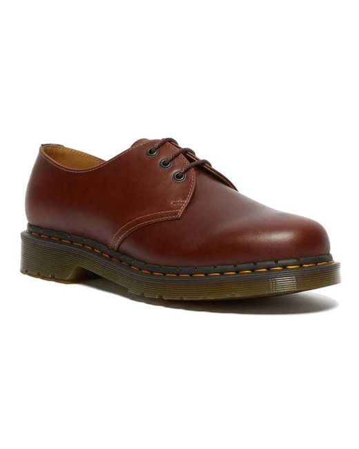 Dr. Martens Brown Dr.Martens 1461 Abruzzo Leather Shoes for men