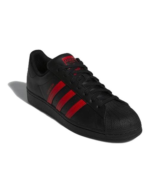 Adidas Black Superstar 'Core Vivid' for men