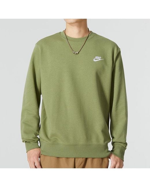 Nike Green M Nsw Club Crw Ft 'Avocado' for men