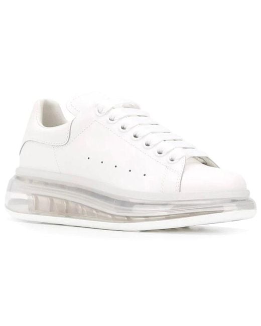 McQueen White (Wmns) Oversized Sneaker Clear Sole'
