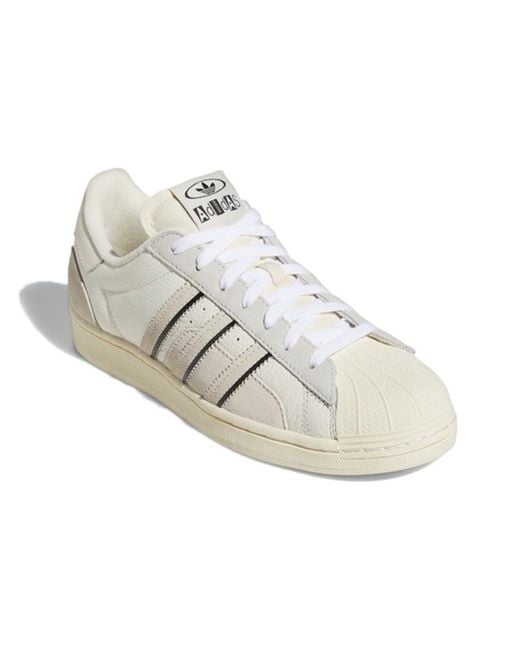 Adidas White Superstar Aluminium' for men