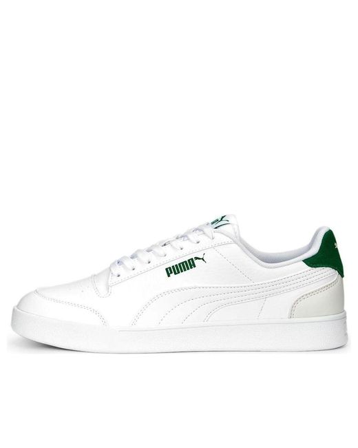 PUMA White Shuffle Trainers for men
