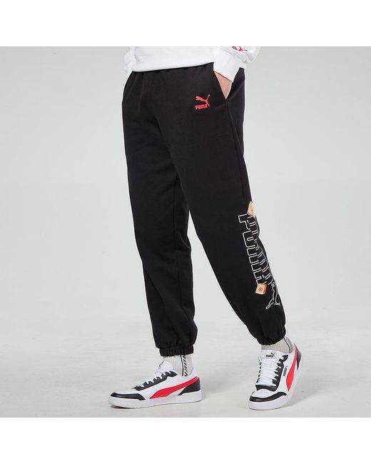 PUMA Black Yotox Sweatpants for men
