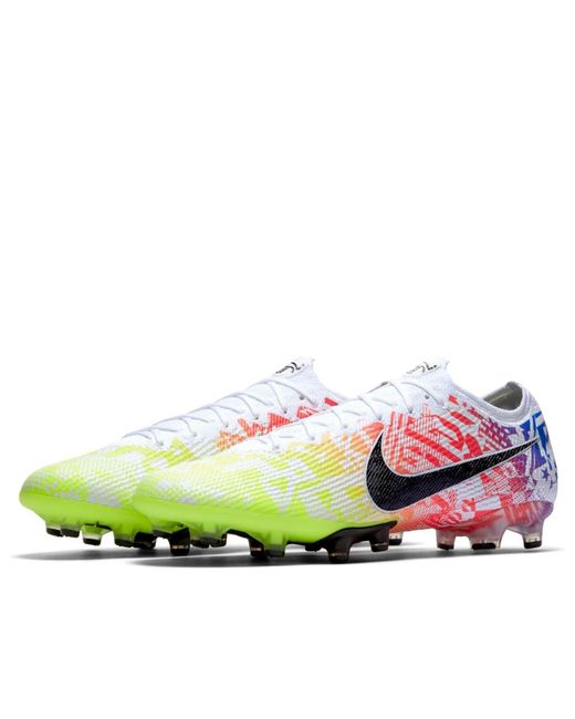 Nike White Mercurial Vapor 13 Elite Neymar Jr. Ag-Pro for men