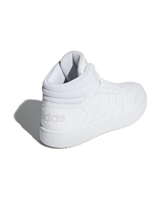 Adidas White (Wmns) Hoops 2.0 Mid