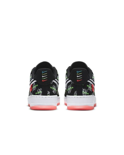 Nike Black Air Force 107 Lv8 Worldwide for men