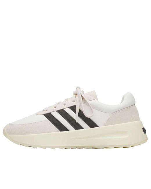 Adidas White X Fear Of God Athletics Los Angeles Runner 'Cream' for men