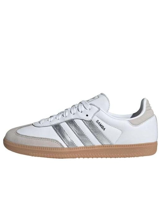 Adidas White (Wmns) Samba Og Metallic'