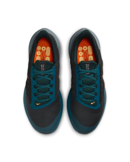 Nike Blue Air Zoom Winflo 9 Shield Deep Jungle' for men