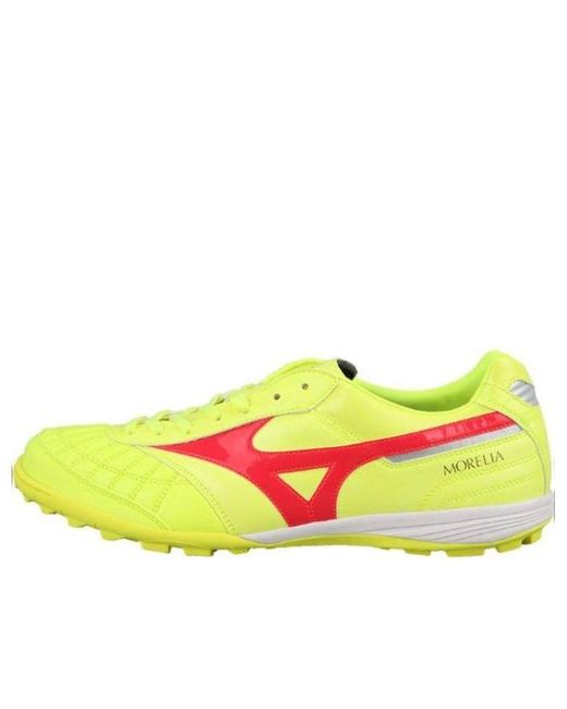 Mizuno Yellow Morelia Sala Japan Tf Football Soccer Cleats Shoes for men