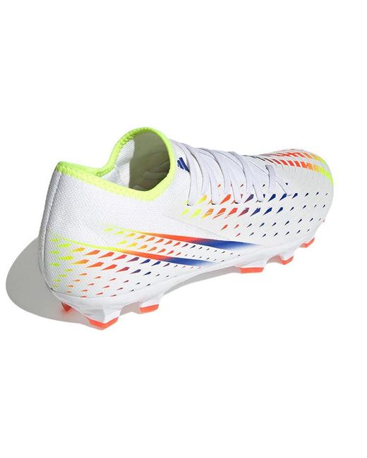 Adidas White Predator Edge.3 Hg Ag for men