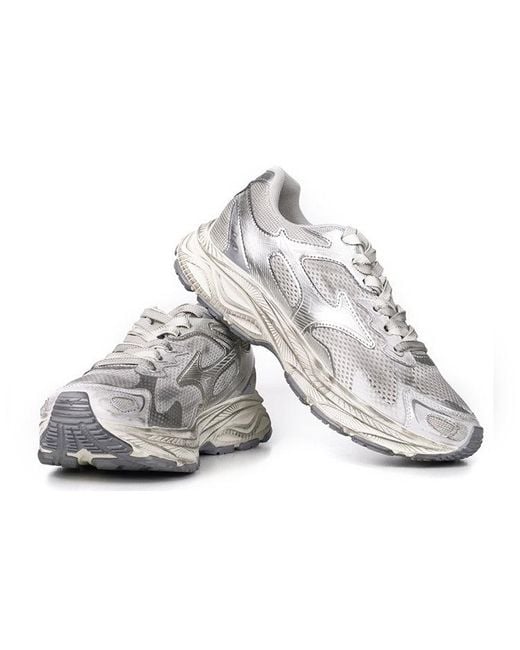 Mizuno White Racer S Metallic' for men
