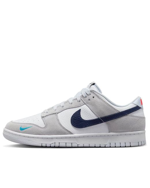 Nike Blue Dunk Low Shoes for men