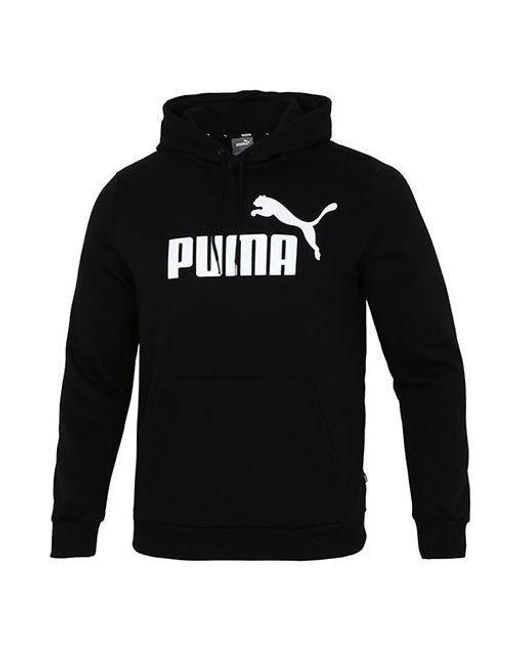 PUMA Black Essential Sweatshirt for men