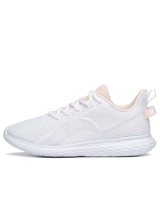 Anta White (Wmns) Running Series Sneakers 'Baby'