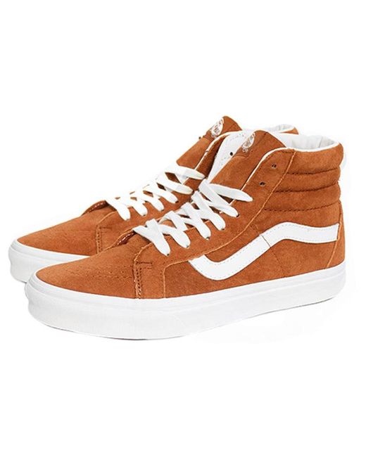 Vans Brown Sk8-Hi Suede for men