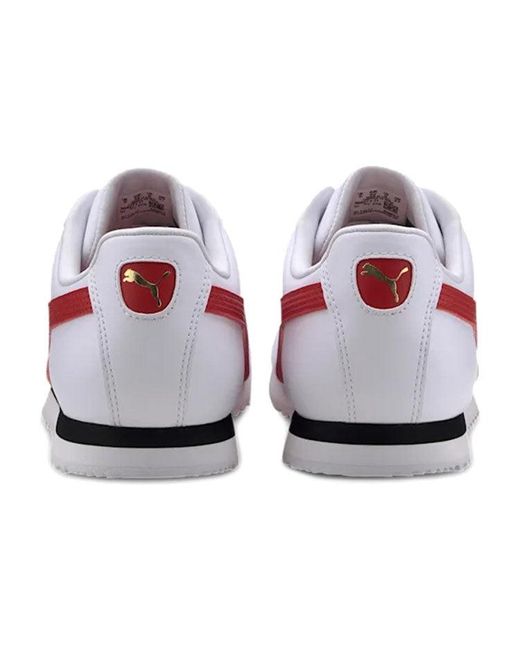 PUMA White Roma Sports Casual Shoes for men