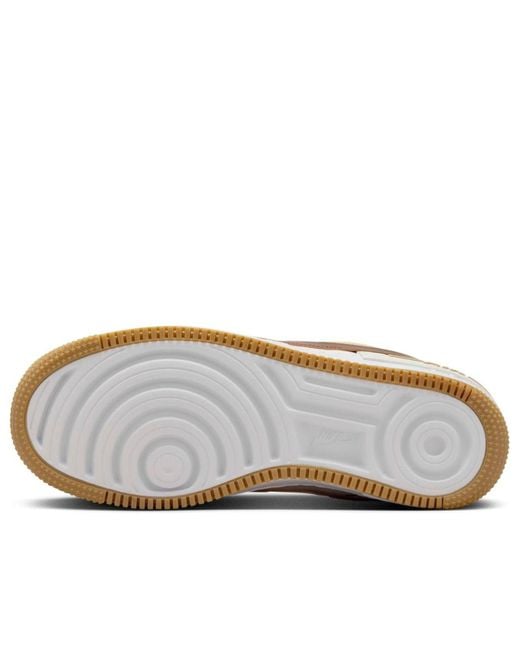 Nike White (Wmns) Air Force 1 Shadow 'Sail Cacao Wow Gum'
