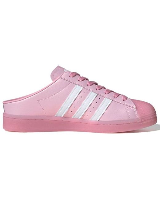 adidas Superstar Mule in Pink for Men | Lyst