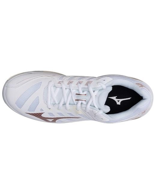 Mizuno White (Wmns) Wave Voltage Rose'