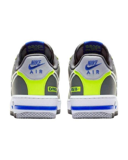 Nike Blue Air Force 1 React 'Wolf' for men