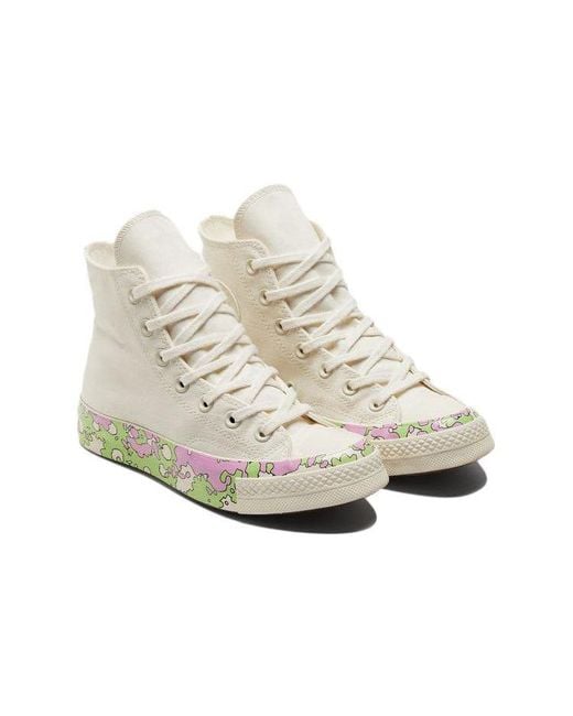 Converse White (Wmns) Chuck 70 High 'Crafted Florals'