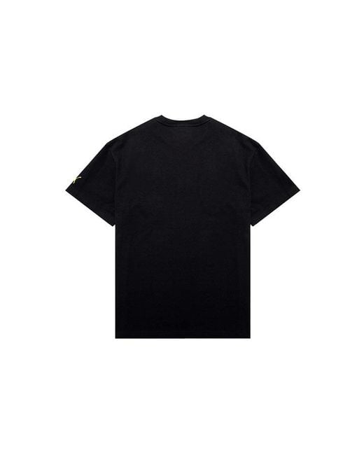 PUMA Black Boxy Pocket Logo Tee for men