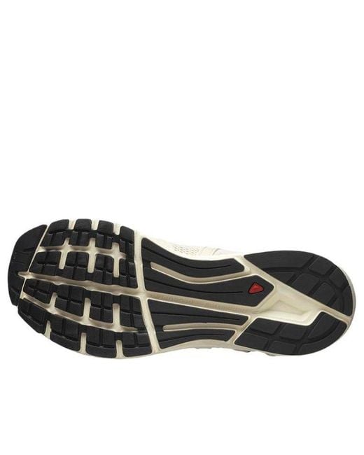 Salomon White Techsonic Leather Advanced 'Almond Milk Vanila' for men