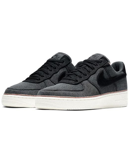 Nike Black X 3X1 Air Force 1 Low Premium Denim' for men