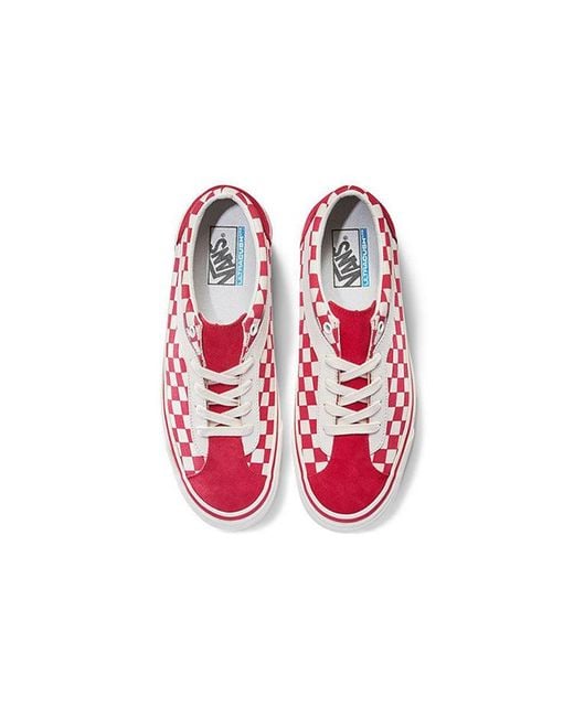 Vans Red Bold Ni Checkerboard' for men