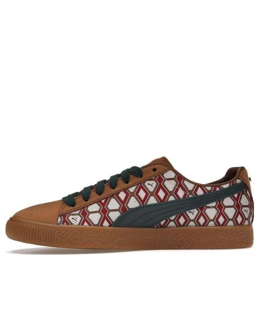 PUMA Brown X Dapper Dan Clyde Vintage 'Pre-Game Runway for men