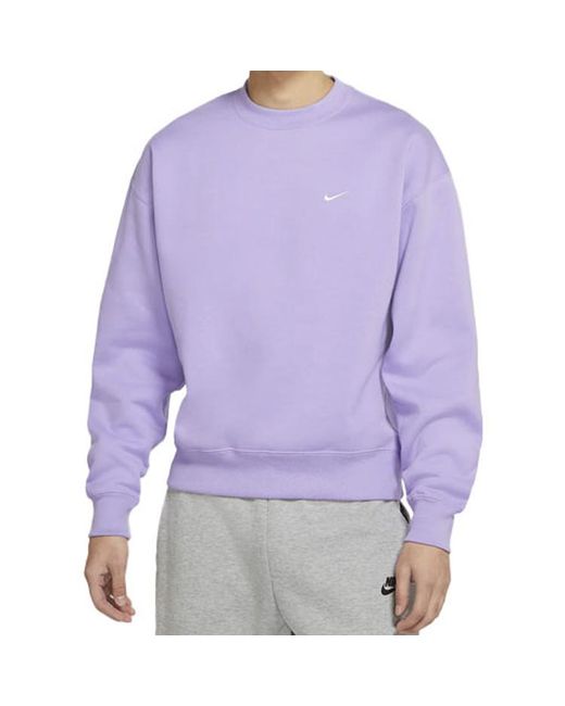 Nike Purple Lab Nrg Fleece Crew Casual Sports for men