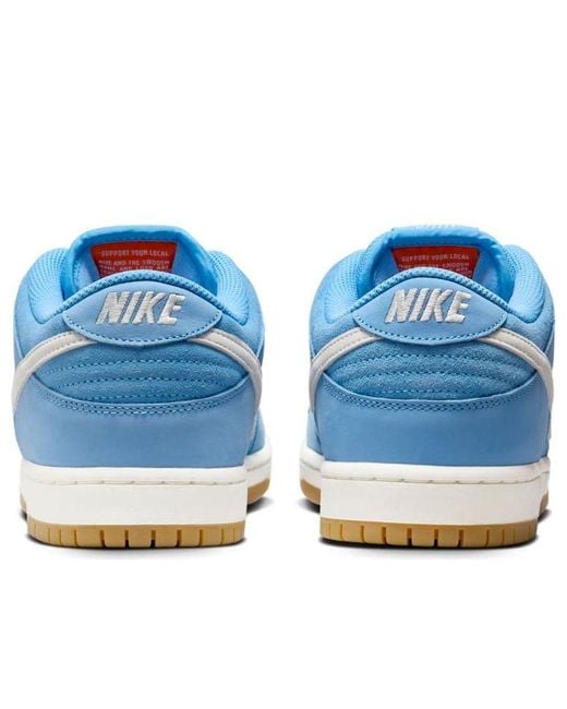 Nike Blue Sb Dunk Low Pro 'University Gum' for men