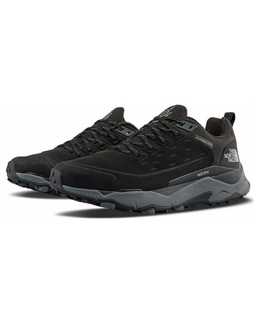 The North Face Black Vectiv Exploris Futurelight Hiking Shoes 'Tnf' for men