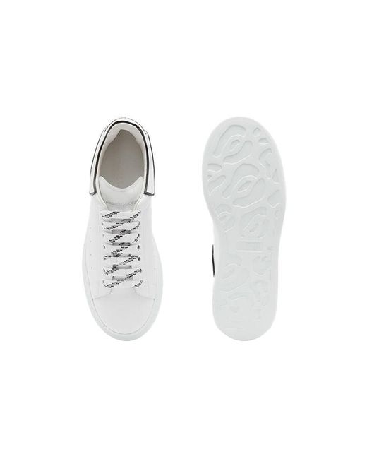 McQueen White Oversized Sneaker Trim' for men