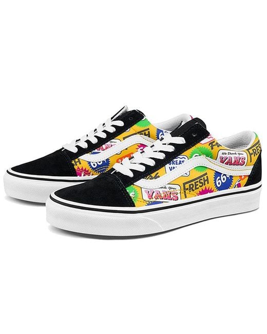 Vans Blue Old Skool Colored Letters for men