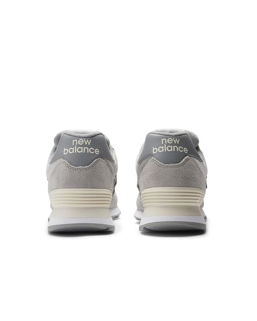 New Balance White 574 Day Concrete' for men