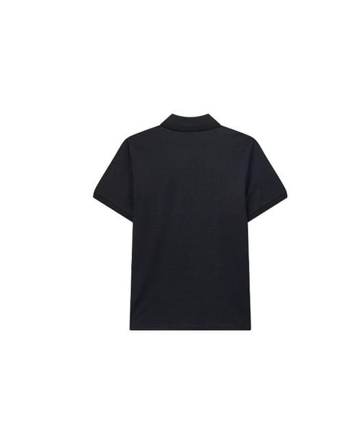 Fila Blue Logo Embroidered Logo Short Sleeve Polo Shirt for men