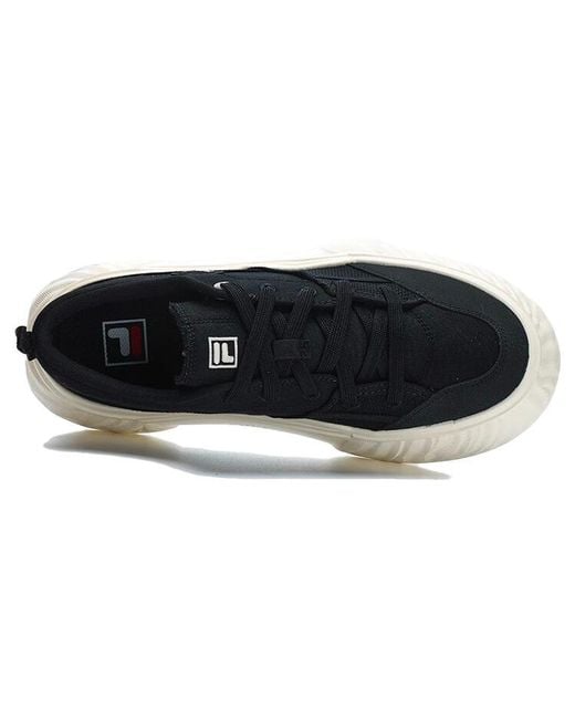Fila Blue Canvas Low Nonslip Durable Shoes for men