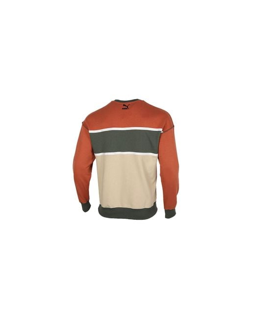 PUMA Multicolor Casual Round Neck Colorblock Sports Colorblock for men