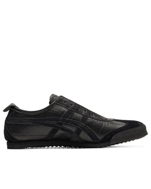 Onitsuka Tiger Black Mexico 66 Slip-On Deluxe for men